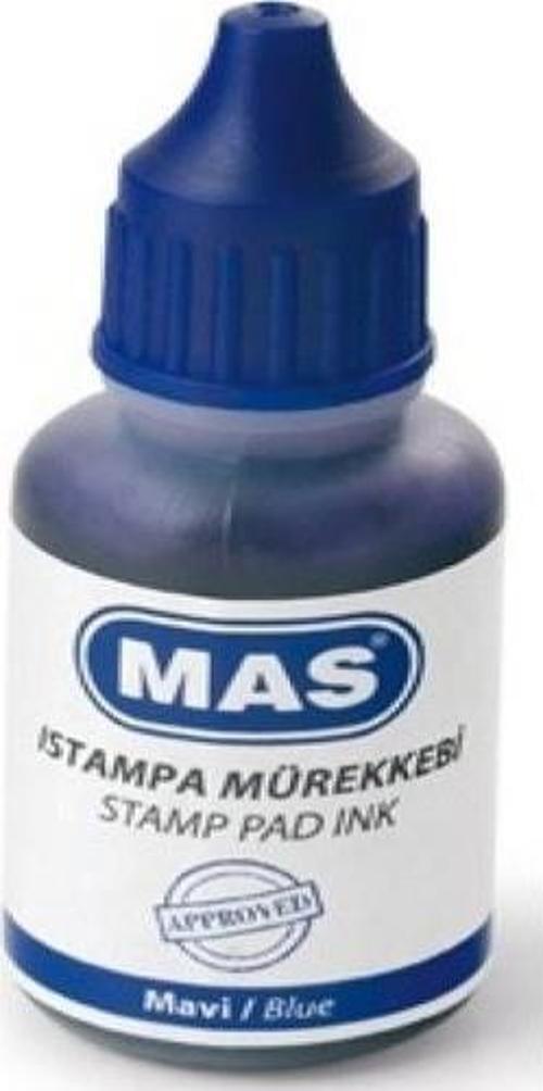 ISTAMPA MÜREKKEBİ MAVİ 20 ML 463 10 LU