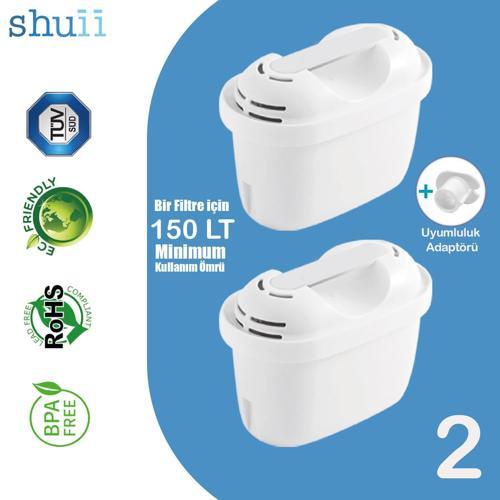 Pure+ I Su Arıtma Filtresi (2 Adet Filtre) I Shuii Jugg ve Brita Sürahileri ile Uyumlu