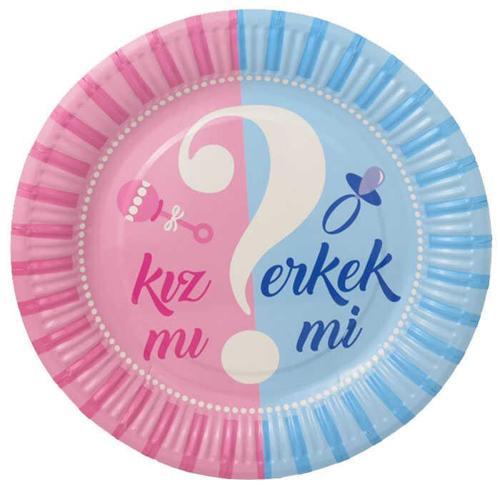TABAK KARTON CİNSİYET BELİRLEME 8 ADET