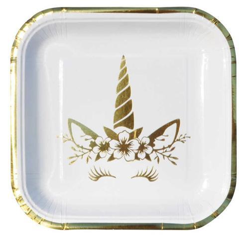 UNICORN TABAK VARAKLI KARE ALTIN 6 ADET