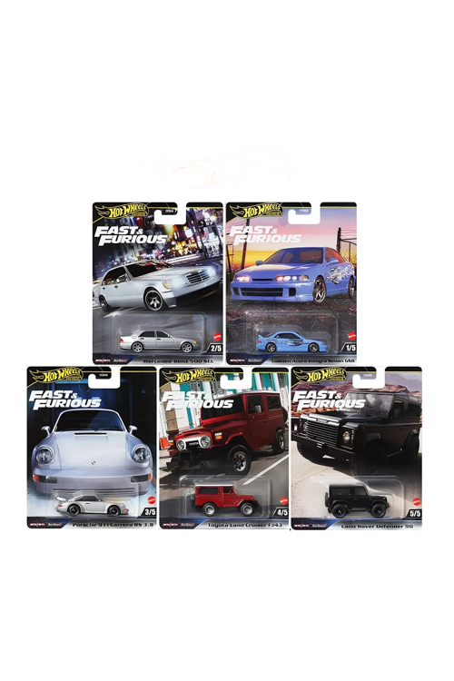 Premium 2024 Fast And Furious 5'li Set