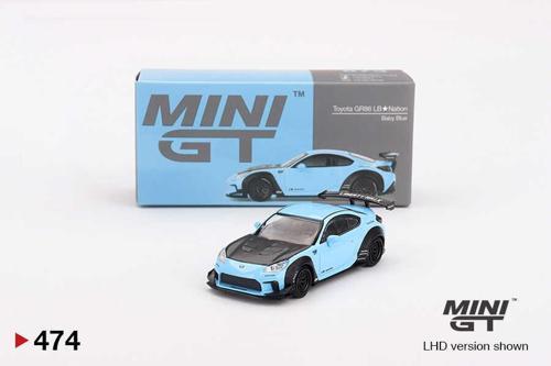 1/64 873 Toyota GR86 LB Nation Baby Blue
