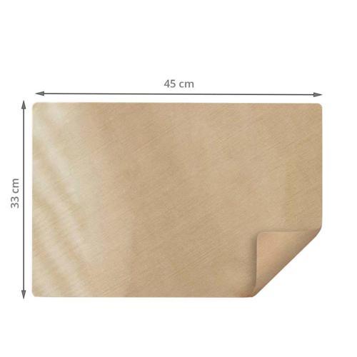 Yapışmaz Fırın Matı – 45x33 cm Isıya Dayanıklı Pişirme Matı | Pizza, Kurabiye ve Kızartmalar İçin