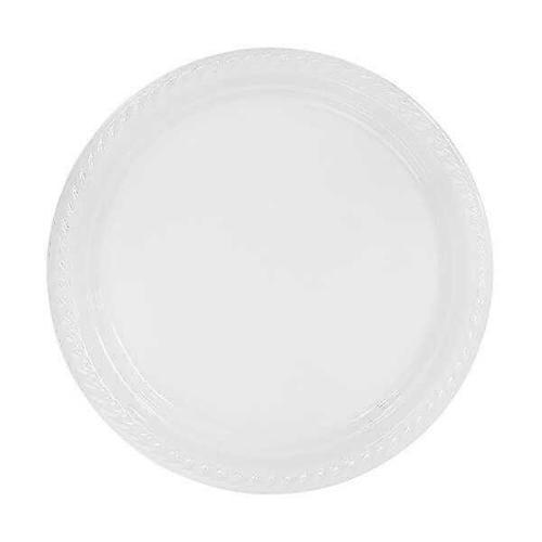 TABAK YUVARLAK 22 CM BEYAZ 25 ADET