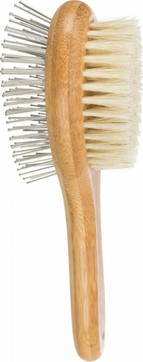 Çift Taraflı Tarama Fıçası Bambu Saplı 5x19cm
