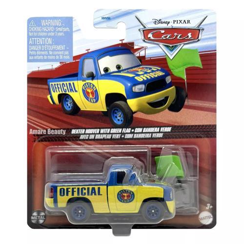 Disney Pixar Cars Dexter Hoover Green Bayraklı Metal Araba (Piston Cup Official)