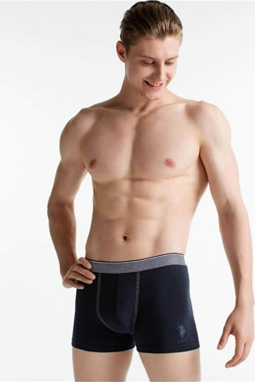 U.S. Polo Erkek Ikili Lacivert 80109 Boxer