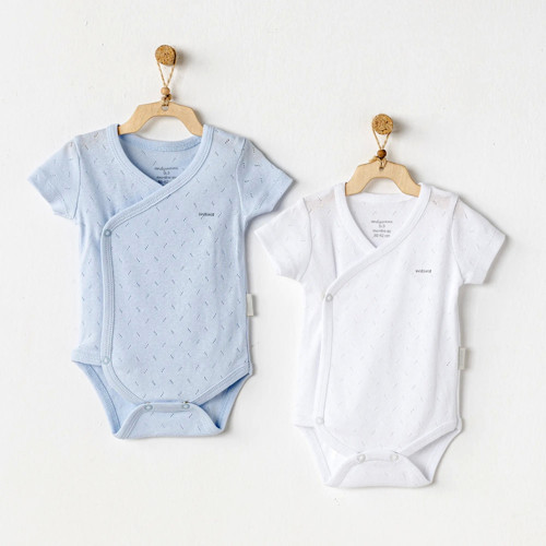 Ac25555 Jacquard Basic 2'li Zıbın Body Blue White