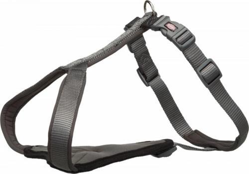 Köpek Premium Göğüs Tasması L-XL 85-105cm 25mm Gri