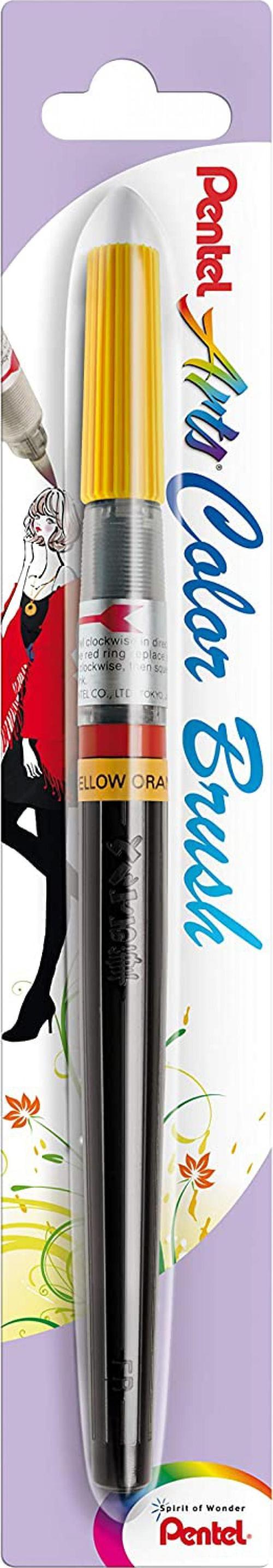 Arts Colour Brush Fırça Uçlu Boya Kalemi - Sarımsı Turuncu XGFL-140X