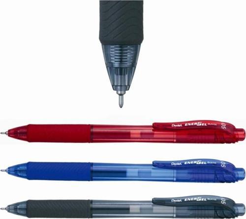 Energel 0.5 mm Basmalı Jel Kalem Mavi / BLN105C