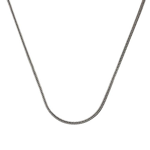 Gümüş 2 mm Tilki Kuyruğu 60 Cm Zincir