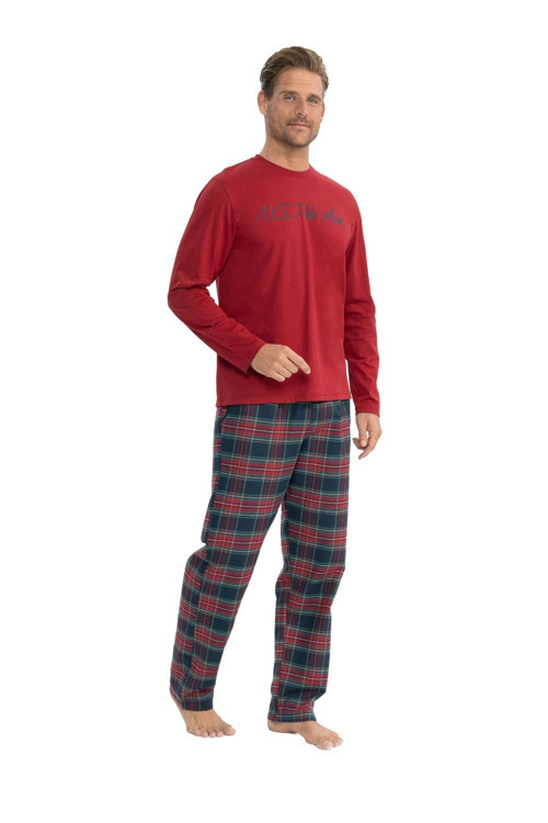 Erkek Ekoseli Yuvarlak Yaka Pijama Takımı 11025K.Z1.Et8.Ag.8.Rou5.P1.023Tkjrdn