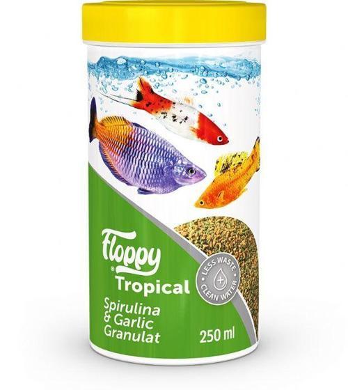 Tropical Spirulina Garlic Sarımsaklı Yem 250ml / 100gr.