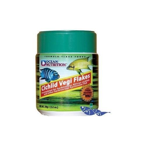 Cichlid Vegi Flakes 34gr.