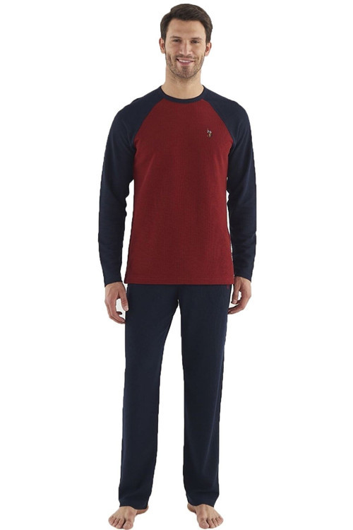 Erkek Yuvarlak Yaka Pijama Takımı 18-633