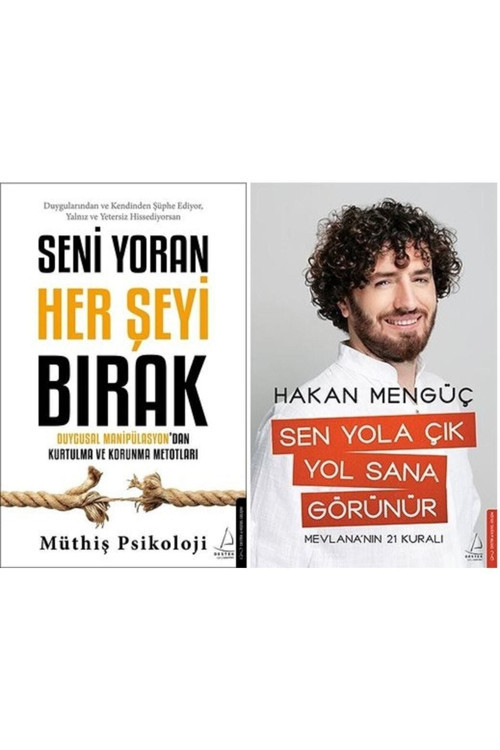 Destek Yayınları Seni Yoran Her Şeyi Bırak + Sen Yola Çık Yol Sana Görünür / 2 Kitap Set