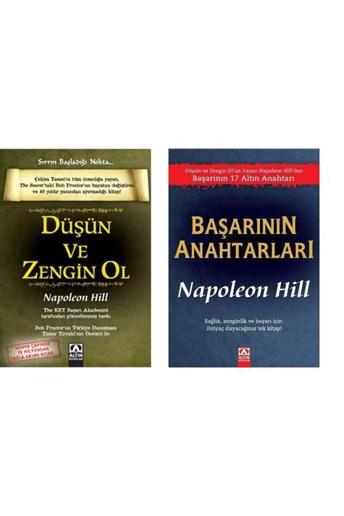 Altın Kitaplar Napoleon Hill 2 Kitap Set Düşün Ve Zengin Ol & Başarının Anahtarları