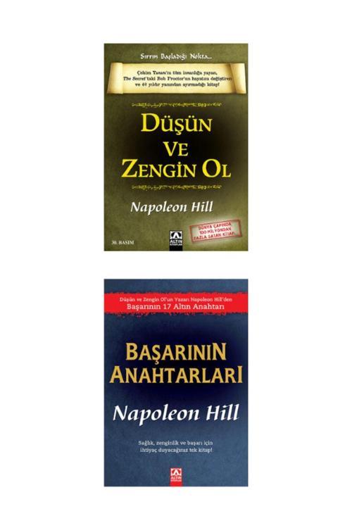 Altın Kitaplar Düşün Ve Zengin Ol, Başarının Anahtarları | 2 Kitap Set | Napoleon Hill