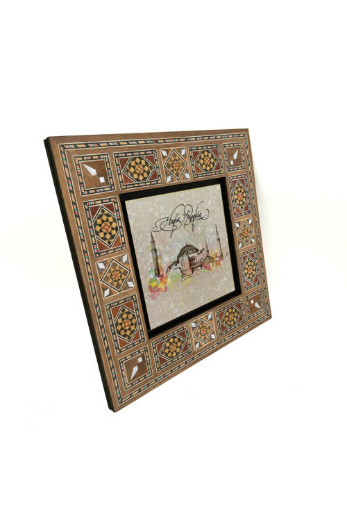 Ayasofya Camii Baskılı Mdf Tablo 20X20 Krt-5