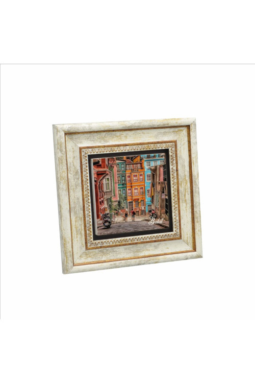 Istanbul-Balat Baskılı Doğaltaş Tablo 20Cmx20Cm Krt-054