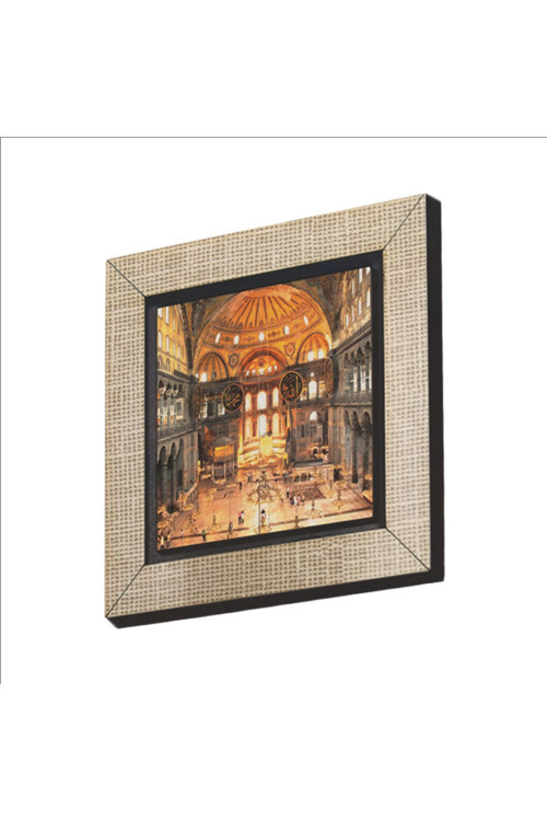 Ayasofya Camii Içi Baskılı Mdf Magnetkrt-009Buzdolabı Süsü