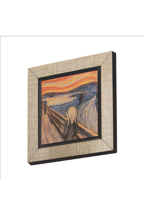 Çığlık (Edvard Munch 1893) Baskılı Mdf Magnet(Krg-168)Buzdolabı Süsü