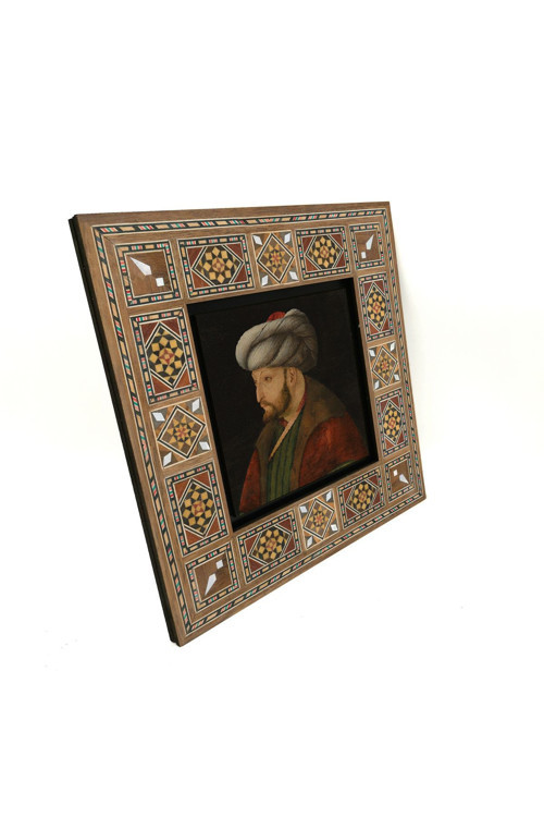 Fatih Sultan Mehmet Baskılı Mdf Tablo 20X20 Krt-90