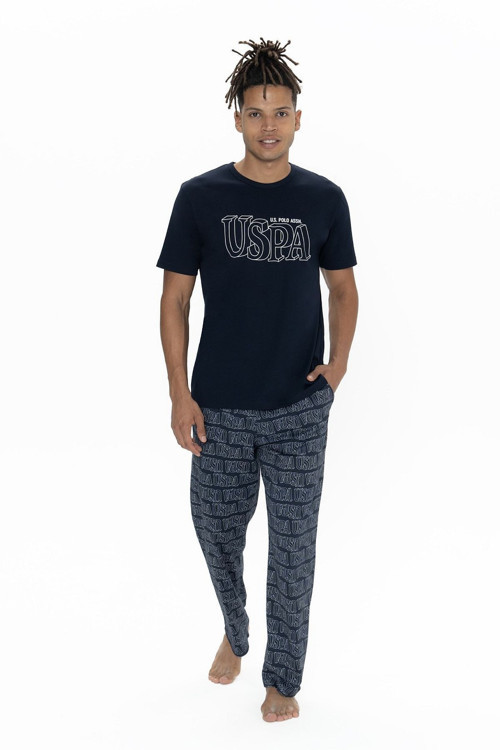 Erkek Lacivert 3'Lü Pijama Takımı - 18903