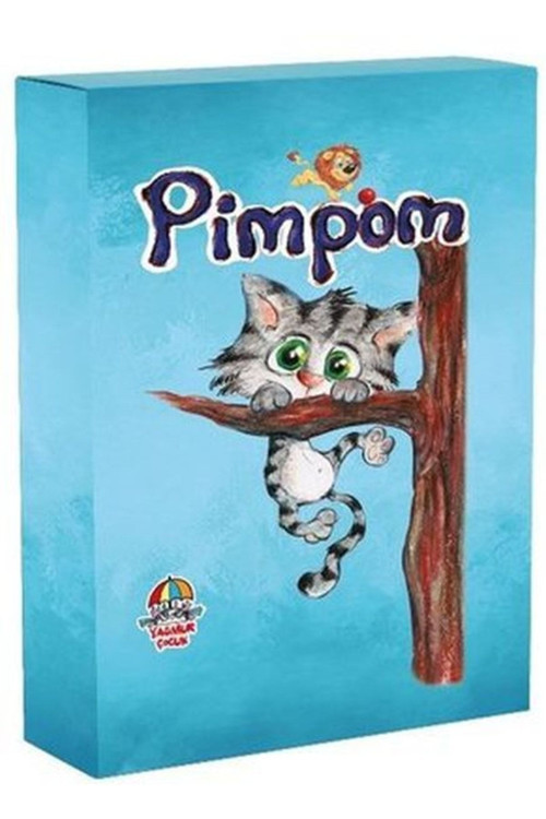 Parmak Çoçuk Kedi Pimpom'Un Maceraları Set - 4 Kitap