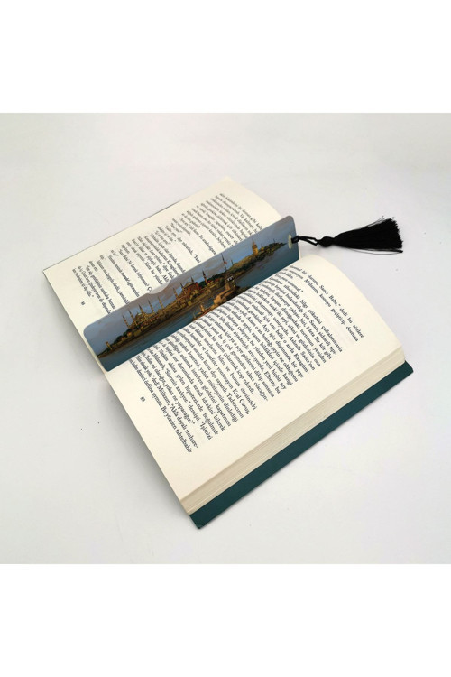 Istanbul Baskılı Püsküllü Kitap Ayracı (Hediyelik Bookmark Ayraç-067)