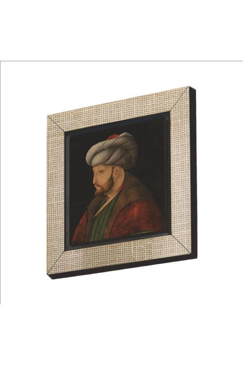 Fatih Sultan Mehmetgentile Bellini Çizimi 1481 Baskılı Mdf Magnetkrt-090