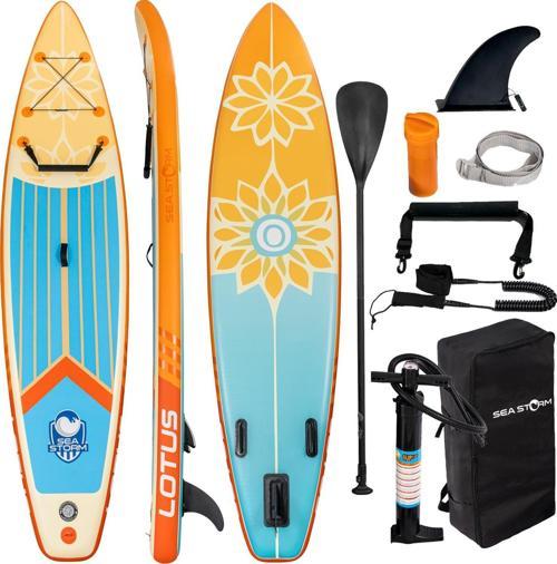 Sup Şişme Sörf Tahtası Stand Up Paddle Board 360*81*15 Cm Model.y-3 Lotus2