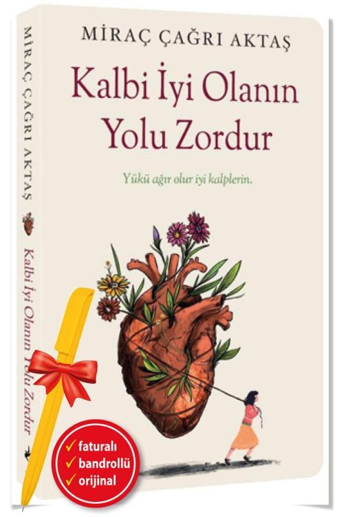 İndigo Kitap Alfa Kalem+Kalbi İyi Olanın Yolu Zordur/Yükü Ağır Olur İyi Kalp(Miraç Çağrı Aktaş) Yeni-İndigo Kitap