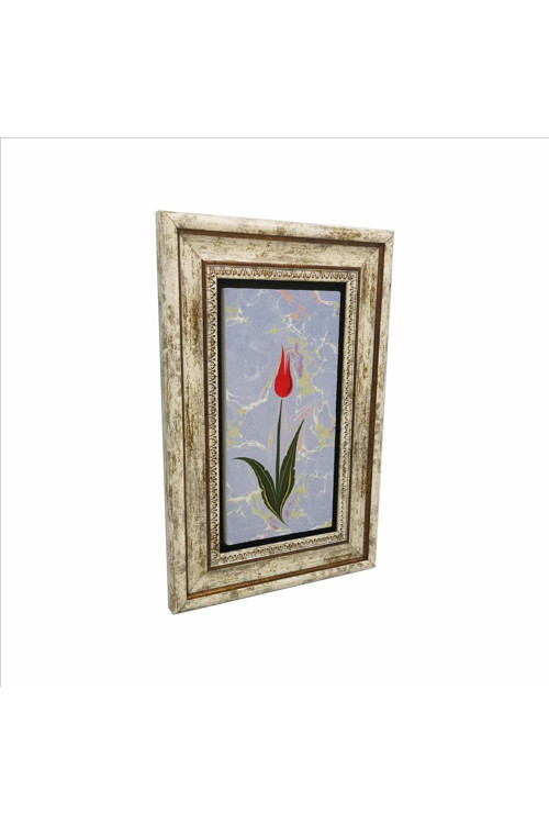 Ebru Baskılı Doğaltaş Tablo 20Cmx30Cm Drt-043