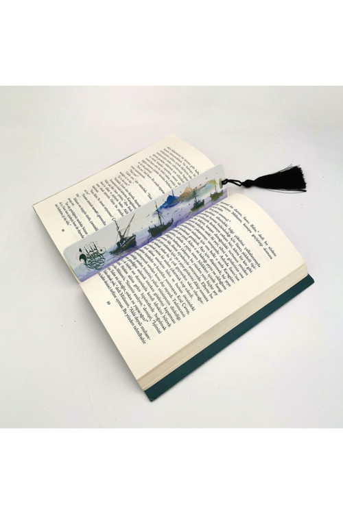 Istanbul Baskılı Püsküllü Kitap Ayracı (Hediyelik Bookmark Ayraç-089)