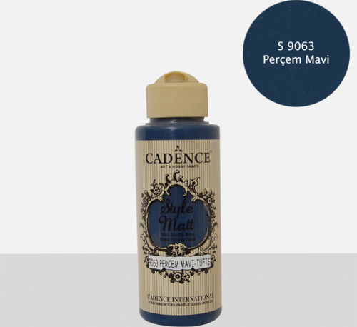 S9063 Perçem Mavi Mat Akrilik Boya