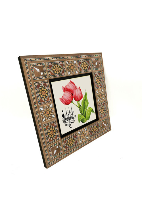 İstanbul Lalesi Baskılı Mdf Tablo 20X20 Krt-69