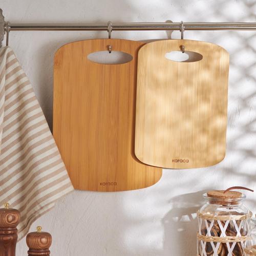 Defne 2 li Bambu Kesme Tahtası