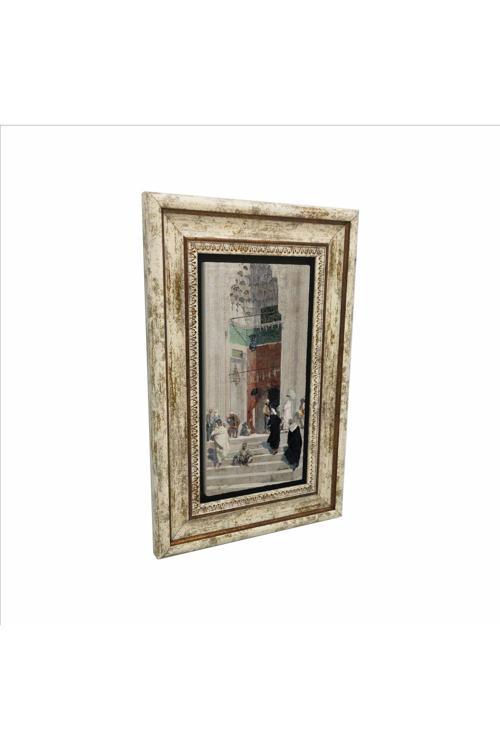 Osman Hamdi Bey Yeşil Cami Önü Baskılı Doğaltaş Tablo 20X30 Drt-42