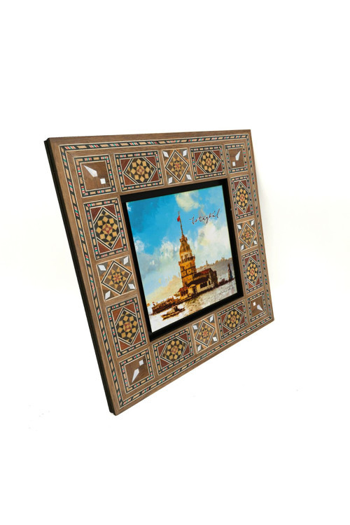 Kız Kulesi Baskılı Mdf Tablo 20X20 Krt-18