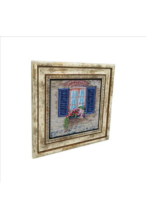 İtalya Görseli Baskılı Doğaltaş Tablo (25x25 Krg-60)