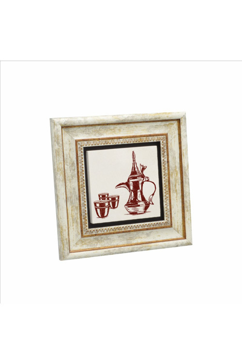 Ortadoğu Sembolleri Baskılı Doğaltaş Tablo (20x20 Krg-75)