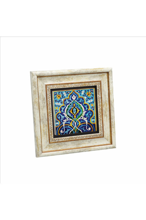 Cuma Camii Çinisi-İran Baskılı Taş Tablo 20X20 Kd-12