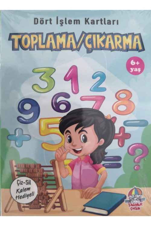Yağmur Çocuk Dört Işlem Kartları Toplama Çıkarma 6+ Yaş