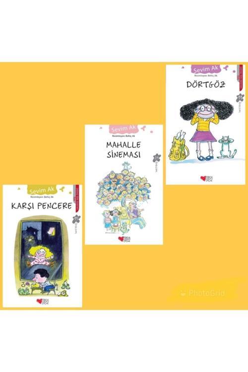 Can Çocuk Karşı Pencere - Mahalle Sineması - Dörtgöz (Sevim Ak 3'Lü Kitap Seti)