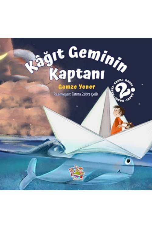 Parmakçocuk Yayınları Kağıt Geminin Kaptanı Gamze Yener Kitabı 24 Sayfa Parmak Çocuk Yayınları