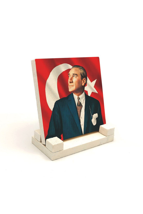 Atatürkbaskılı Doğaltaş Masaüstlük