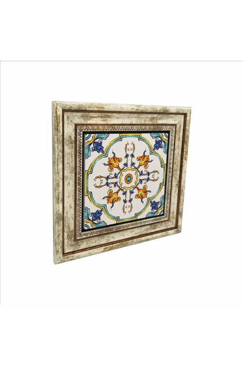 Italyan Deseni Baskılı Doğaltaş Tablo 25Cmx25Cm Kd-080