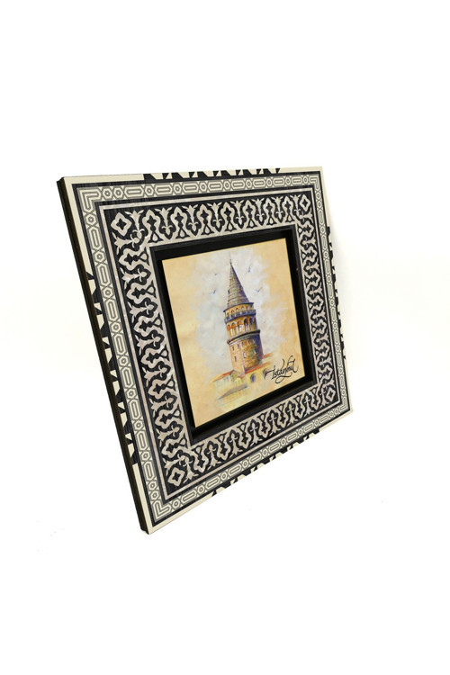 Galata Kulesi Baskılı Mdf Tablo 20X20 Krt-21